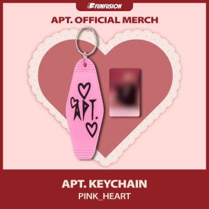 Móc khoá APT - APT Keychain Pink (Hearts) - APT. Official Merch